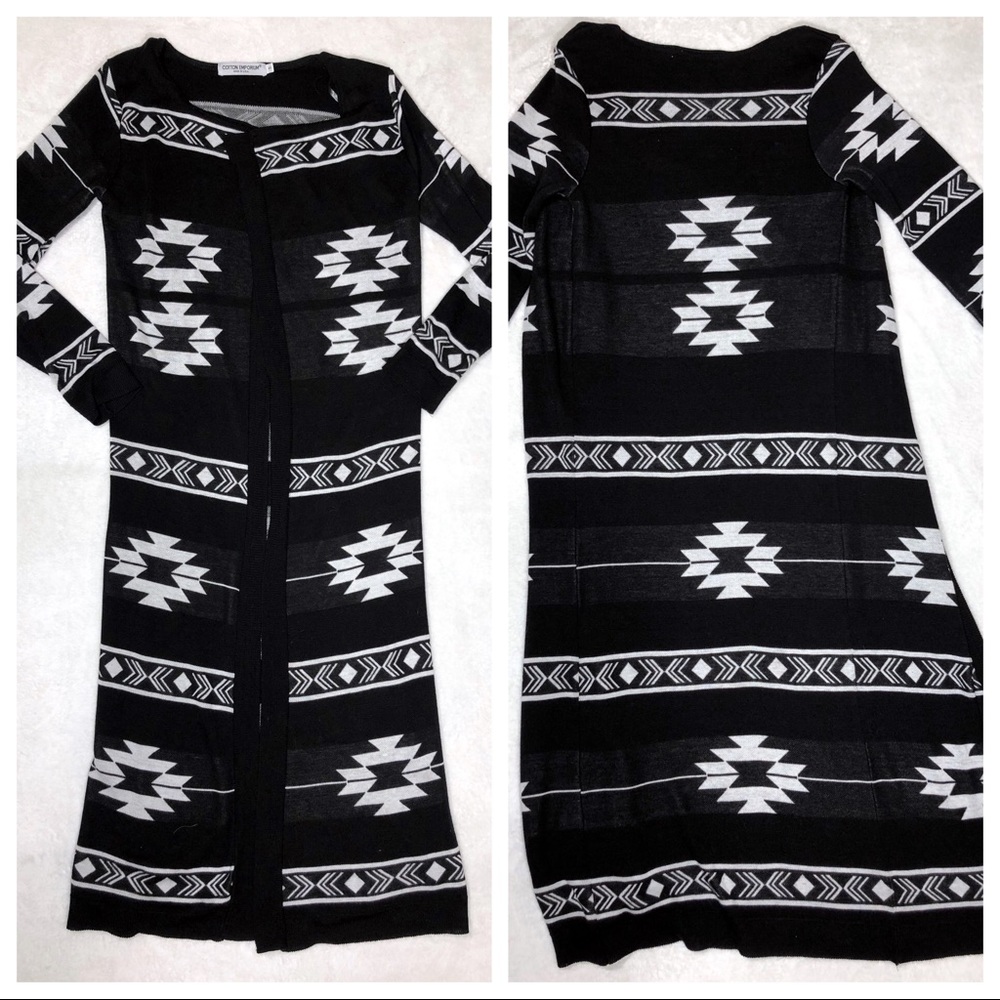 Cotton Emporium Duster Sweater Small